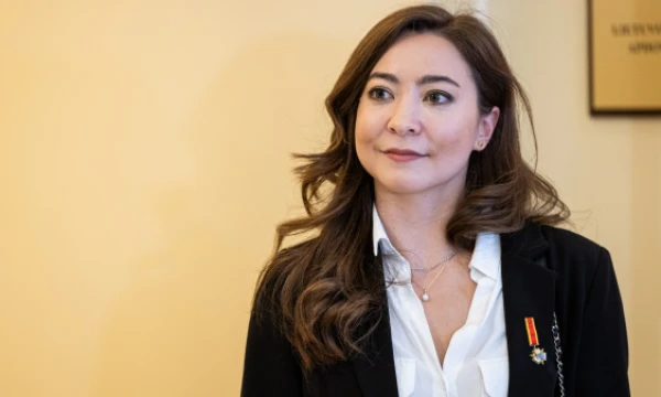 Allison Reed Prezidentūroje. Vilnius, 2024 m. lapkričio 18d. Pauliaus Peleckio / BNS nuotr. 