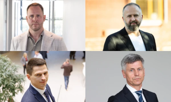 Ernestas Šeženis, „Conres LT“ direktorius, Arvydas Markevičius, „Infes“ generalinis direktorius, Tomas Stukas, AB „PST Group“ vadovas, Dalius Gedvilas, Lietuvos statybininkų asociacijos prezidentas. VŽ koliažas.