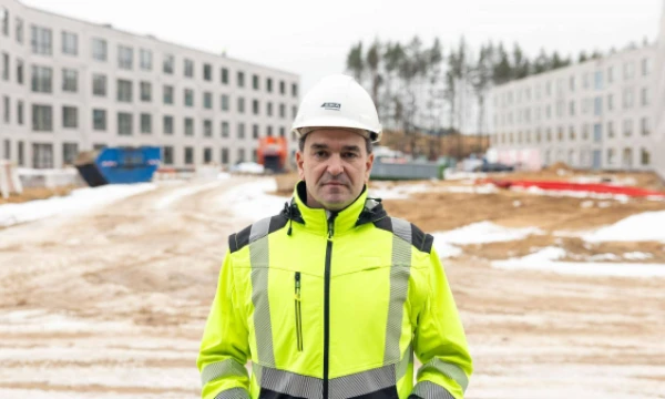 Almantas Čebanauskas, „Eika Construction“ direktorius. Juditos Grigelytės (VŽ) nuotr.