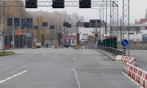 Medininkų pasienio punktas, Baltarusijos pusė. Juditos Grigelytės (VŽ) nuotr.