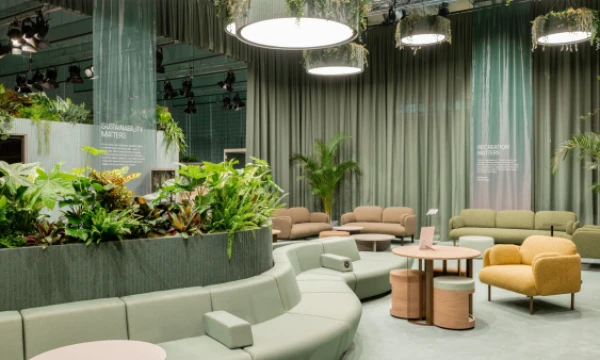 Dešimtą kartą „Orgatec“ parodoje dalyvaujantis NARBUTAS įkvėpimo stendui sėmėsi iš gamtos. 