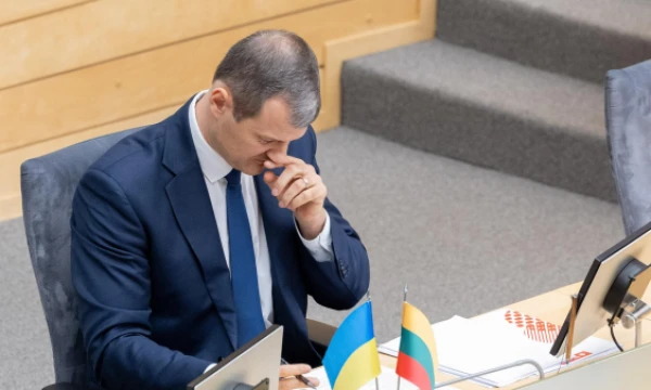 Gintautas Paluckas, paskirtasis ministras pirmininkas. Juditos Grigelytės (VŽ) nuotr.