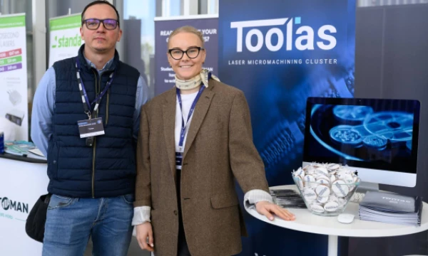 Titas Gertus, „Toolas“ klasterio vadovas ir Visorių informacinių technologijų parko rinkodaros vadovė Šarūnė Steiblytė.