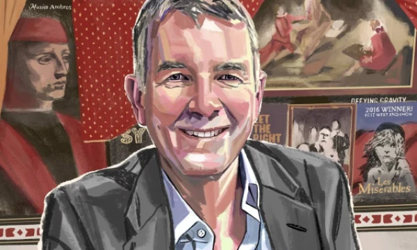 Richardas Moore’as, buvęs Slaptosios žvalgybos tarnybos vadovas. FT piešinys. 