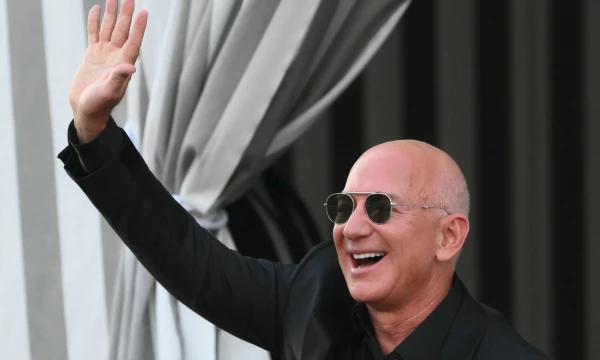 Jeffas Bezosas, „Amazon“ įkūrėjas ir generalinis direktorius. Marco Bertorello (AFP / „Scanpix“) nuotr.