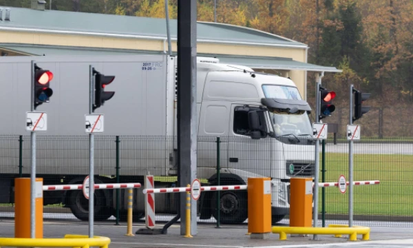 Vilkikai Medininkų pasienio punkte. Juditos Grigelytės (VŽ) nuotr.