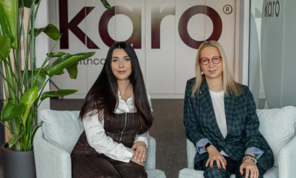 Erika Rusienė, „Karo Healthcare“ Kompetencijų centro vadovė, ir Vita Mickevičė, „Trimb–Karo Healthcare“ pardavimų vadovė Baltijos šalims. Nuotr. Love To Foto.