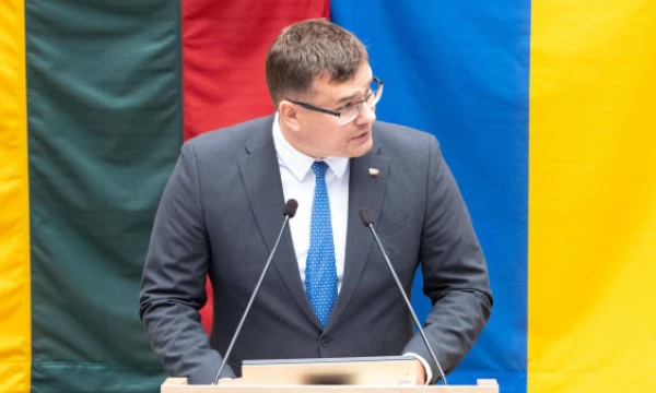 Laurynas Kasčiūnas, konservatorių lyderis. Juditos Grigelytės (VŽ) nuotr.
