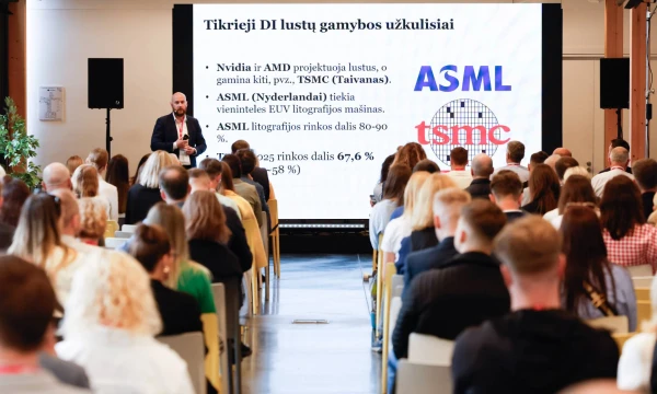 Mantvidas Žėkas, „Orion Securities“ kapitalo rinkų skyriaus vadovas. Juditos Grigelytės (VŽ) nuotr.