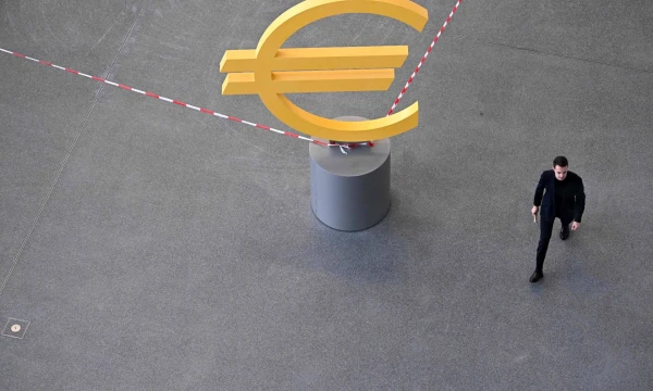 Europos centrinio banko būstinė. Kirillo Kudryavtsevo (AFP / „Scanpix“ nuotr.)