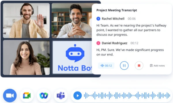 „Notta.AI“ ekrano nuotr.