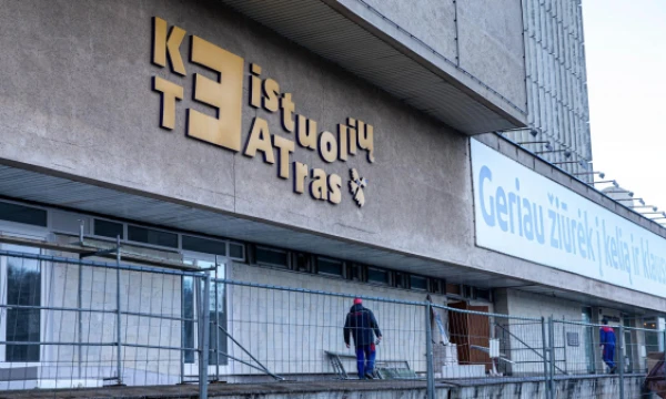 Keistuolių teatro rekonstrukcija. Juditos Grigelytės (VŽ) nuotr.