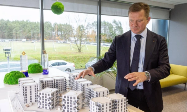 Saulius Putrimas, UAB „Merko statyba“ generalinis direktorius. Vladimiro Ivanovo (VŽ) nuotr.