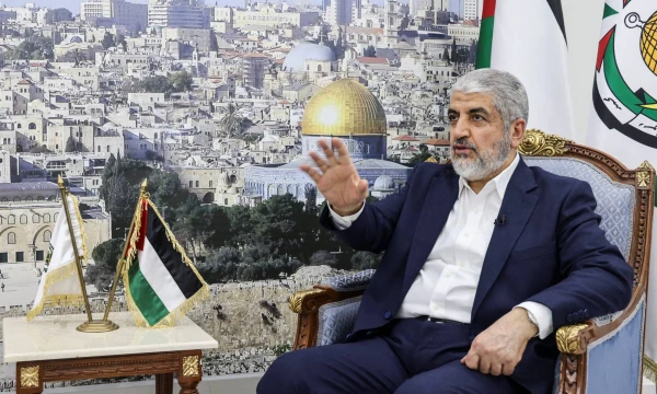 Khaledas Meshaalas, vienas iš „Hamas“ lyderių. Ibraheemo Abu Mustafos („Reuters“ / „Scanpix“) nuotr. 