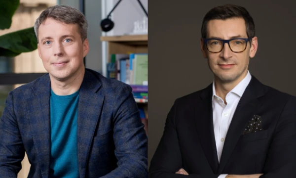 A. Mickevičius (kairėje), „Bitė Lietuvos“ vadovas, M Rakauskas, „Bite Latvija“ vadovas. VŽ koliažas.