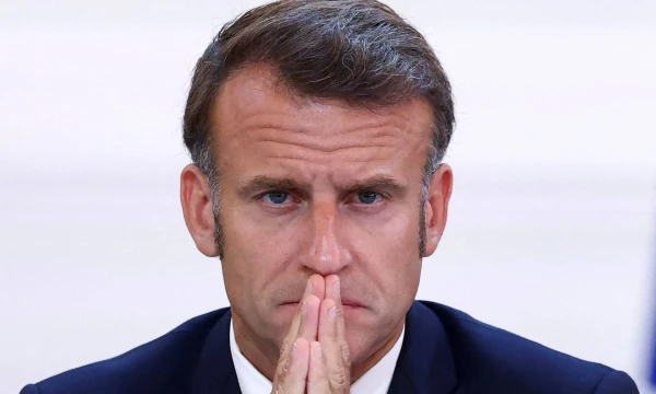 Prancūzijos prezidentas Emmanuelis Macronas. Tomo Nicholsono (AFP /„Scanpix“) nuotr. 