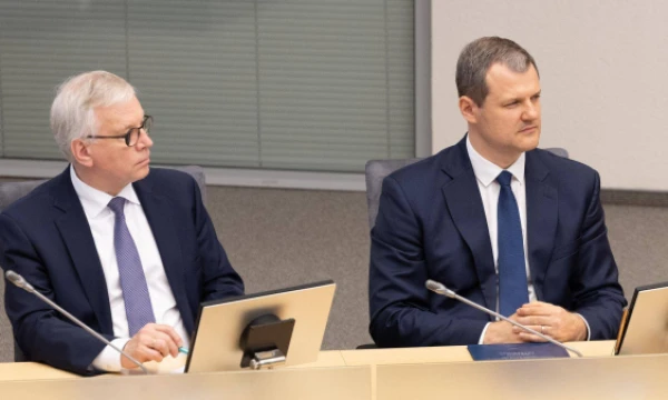 Rimantas Šadžius ir Gintautas Paluckas. Juditos Grigelytės (VŽ) nuotr.