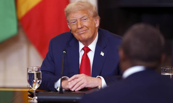 Donaldas Trumpas Baltuosiuose rūmuose. 2025 m. liepos 9 d.  
Willio Oliverio (CNP / „INSTARimages“ / „Scanpix“) nuotr. 
