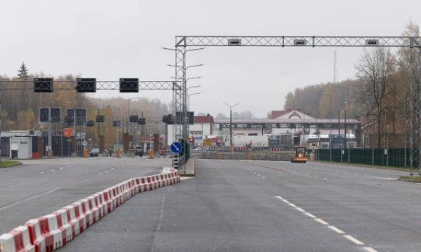 Medininkų pasienio punktas, Baltarusijos pusė. Juditos Grigelytės (VŽ) nuotr.