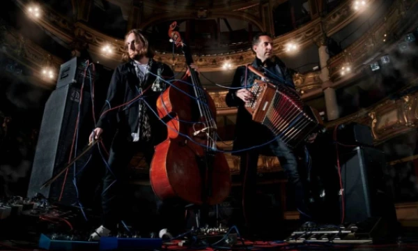 Nacionalinėje filharmonijoje koncertuos akordeono ir kontraboso duetas „Dyad“ iš Belgijos. LNF nuotr. 