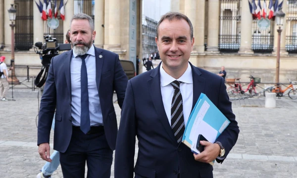 Sebastienas Lecornu, Prancūzijos naujasis premjeras. Ludovic Marin (AFP/„Scanpix“) nuotr.