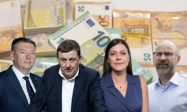 Vidmantas Janulevičius, LPK prezidentas; Rolandas Valiūnas, „Investors‘ Forum“ valdybos pirmininkas; Indrė Genytė-Pikčienė, Šiaulių banko vyriausioji ekonomistė; Andrius Romanovskis, Lietuvos verslo konfederacijos prezidentas. VŽ koliažas.