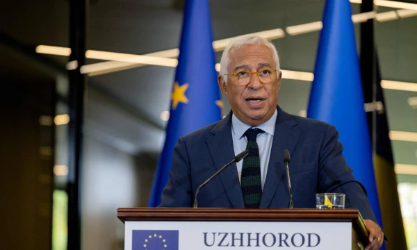 EVT pirmininkas Antonio Costa. Tetianos Dzhafarovos (AFP / „Scanpix“) nuotr. 