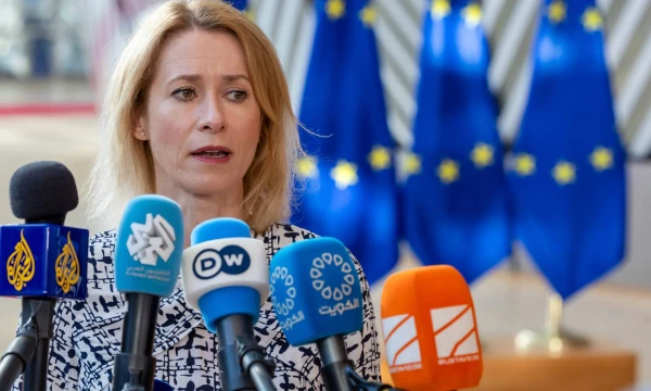 Kaja kallas, ES diplomatė. Geert Vanden Wijngaert (AP/„Scanpix“) nuotr.