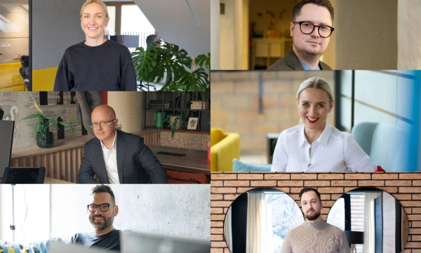 VŽ koliažas (iš kairės): Eglė Stonkė, Donatas Bedulskis, Ričardas Jarmalavičius, Ernesta Karalienė, Vytautas Matulevičius ir Ervinas Spūdys.