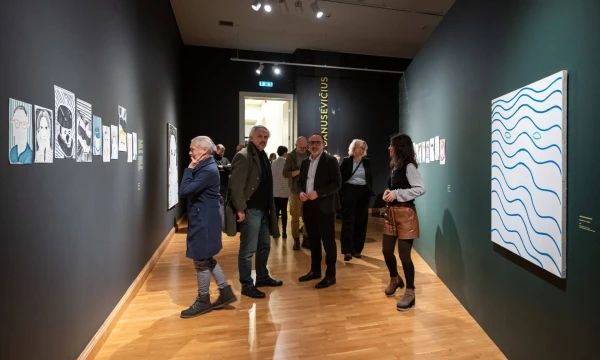 A. Danusevičiaus darbai parodoje „Suaugę sapnai“. G. Grigėnaitės / LNDM nuotr. 