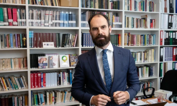 Justinas Burokas, psichologas psichoterapeutas, Žmogaus studijų centro partneris. Juditos Grigelytės (VŽ) nuotr.