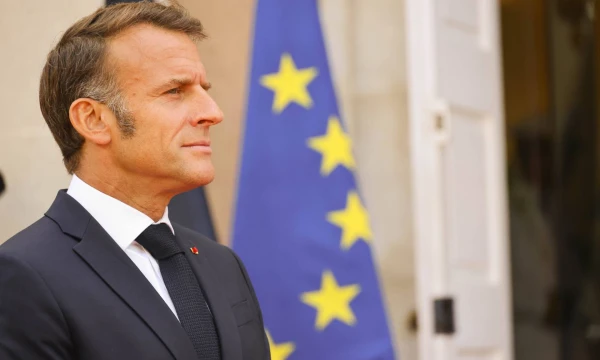 Prancūzijos prezidentas Emmanuelis Macronas. Laurent‘o Grandguillot-Poo (SIPA / „Scanpix“) nuotr. 