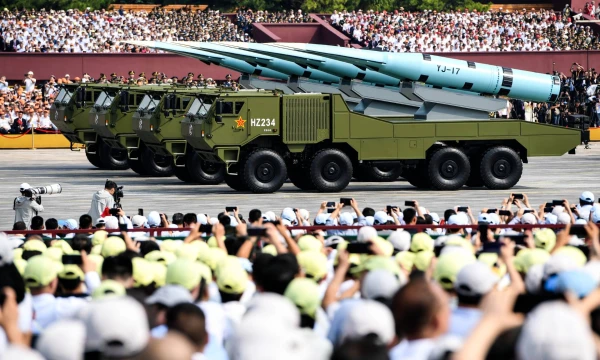 Kinijos karinis paradas. Zhango Duano („Xinhua“ per „ZUMA Press“ / „Scanpix“) nuotr.