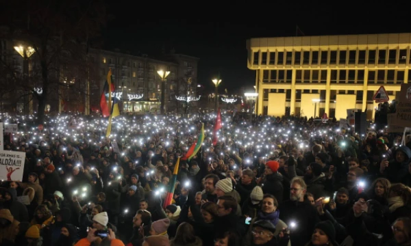 Protestas „Šalin rankas nuo laisvo žodžio!“. Vladimiro Ivanovo (VŽ) nuotr.