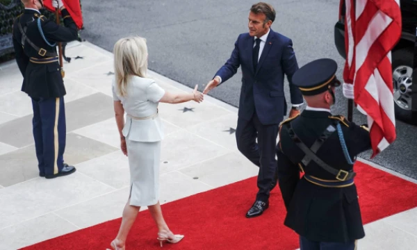 Emmanuelis Macronas, Prancūzijos prezidentas. AP / „Scanpix“ nuotr.