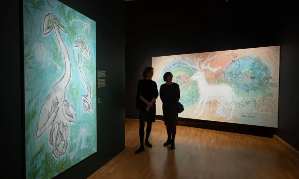 E. Kuckaitės darbai parodoje „Suaugę sapnai“. G. Grigėnaitės / LNDM  nuotr. 