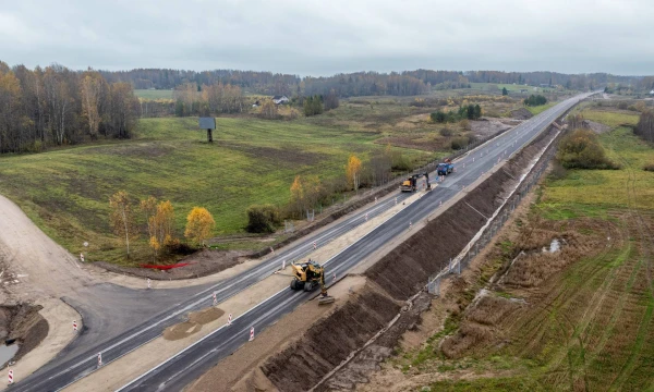 Baigiamas rekonstruoti Vilniaus–Utenos kelio ruožas. „Via Lietuvos“ nuotr.