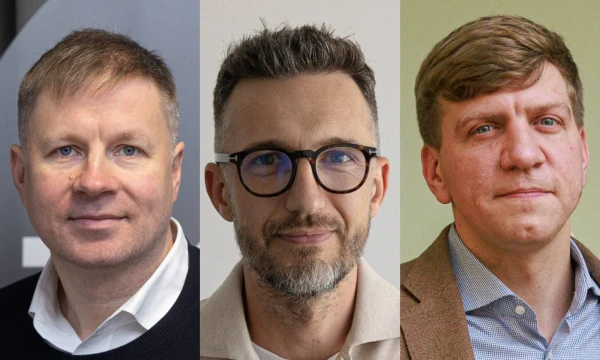 Vytautas Plunksnis, Artūras Milevskis, Donatas Dailidė. Portalo Manopinigai.lt koliažas