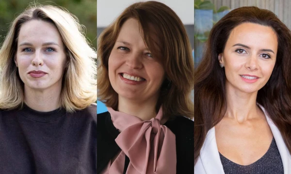 Giedrė Rajuncė, Lina Banytė-Surplienė, Rena Saribekian-Kinderė. Portalo Manopinigai.lt koliažas