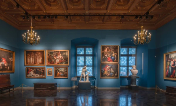 Prano Kiznio galerija Valdovų rūmų muziejuje. M. Kaminsko nuotr. 