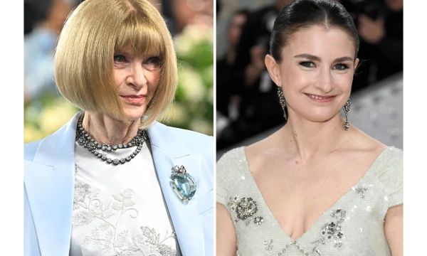 Anna Wintour ir Chloe Malle. Evano Agostini (AP / „Scanpix“) nuotr. 