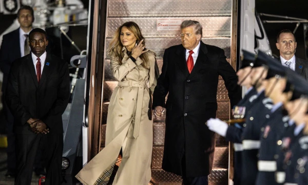 D. Trumpas lankosi Jungtinėje Karalystėje. Alfie Cosgrove („Zumapress“/„Scanpix“) nuotr.