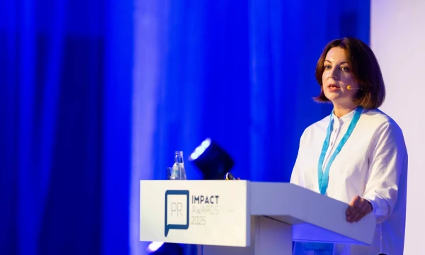 Alina Tymoshyk komunikacijos profesionalė iš Ukrainos. Renginio nuotr.
