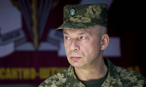 Oleksandras Syrskis, Ukrainos kariuomenės vadas. „Scanpix“ nuotr.