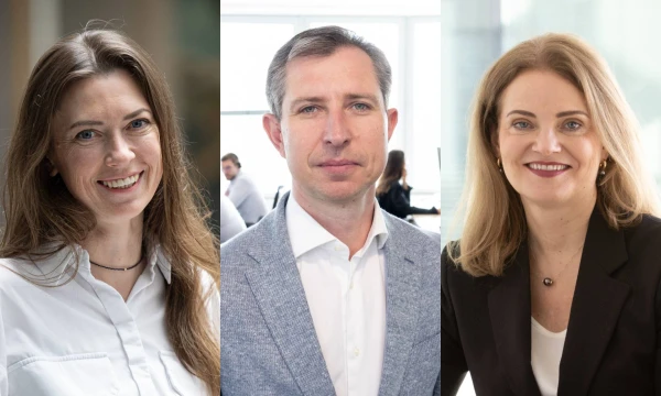 V. Orkinė, nekilnojamojo turto ir investicijų profesionalė, investuotoja, D. Burdaitis, „Citadele“ banko Lietuvos filialo vadovas, L. Iržikevičienė, „OP Corporate Bank“ Lietuvos filialo vadovė. Manopinigai.lt koliažas.