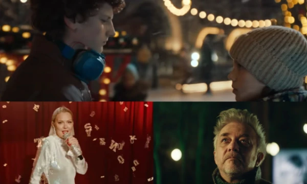 VŽ koliažas iš kalėdinių reklamų.