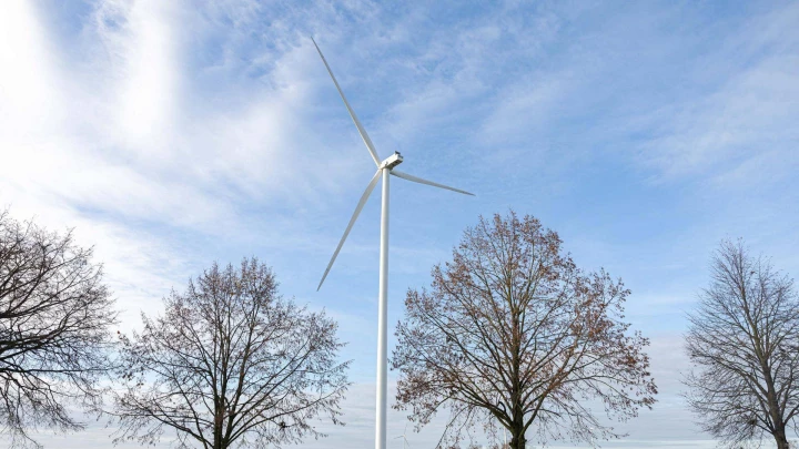 Smarkiau pūstelėjęs vėjas leido elektros kainą nurėžti 38%, importas susitraukė trečdaliu